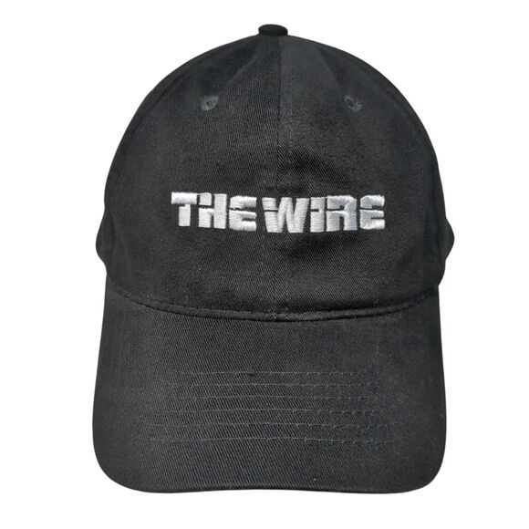HBO The Wire TV Show Strapback Hat Black OSFA Embroidered Logo - Picture 1 of 9